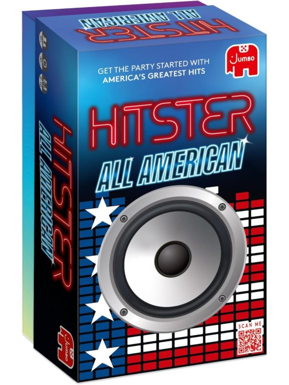 All-American Fun Music Quiz Card Game for 2-10 Players - 300 Hits for Game